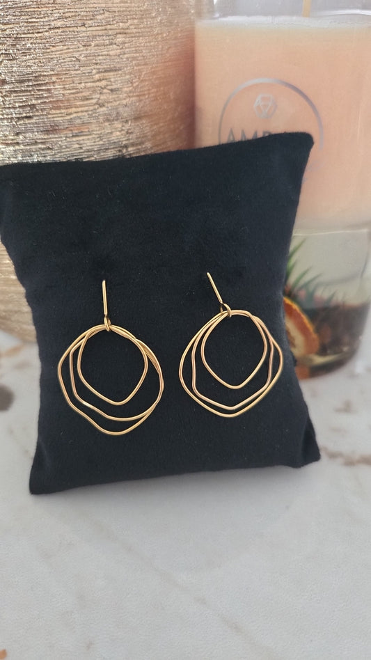 Boucles d'oreilles Victoria Gold