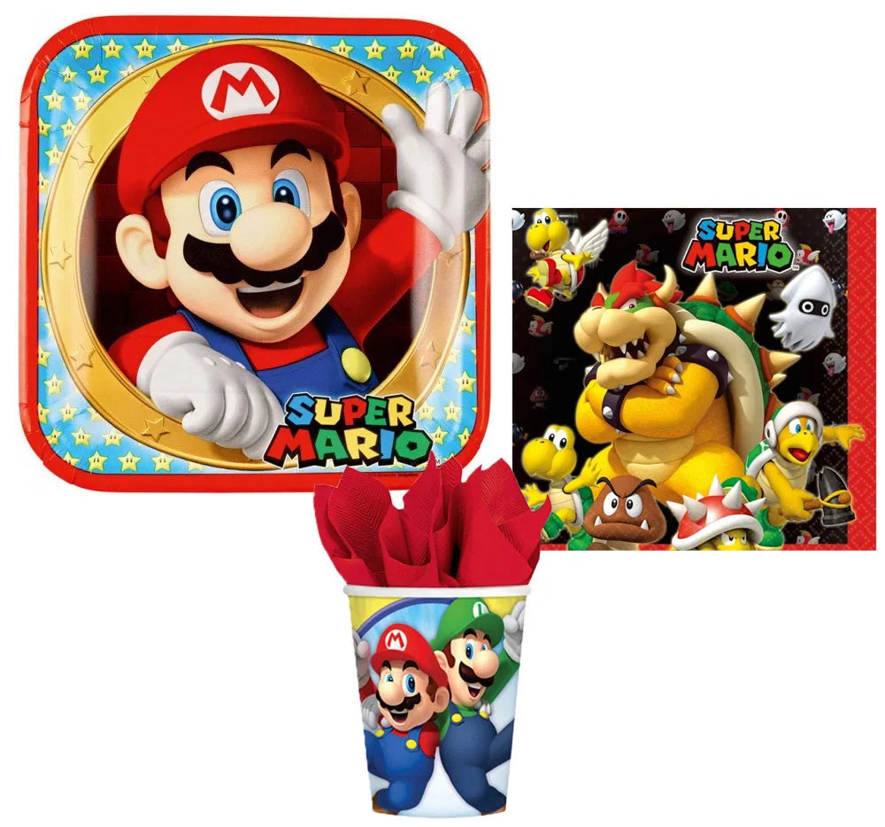 Set de fête Mario 36 pièces