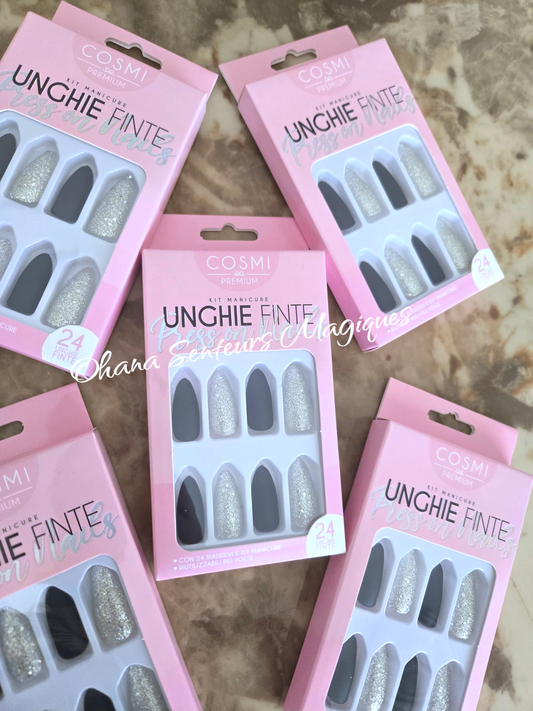 Kit faux ongles adhésifs premium