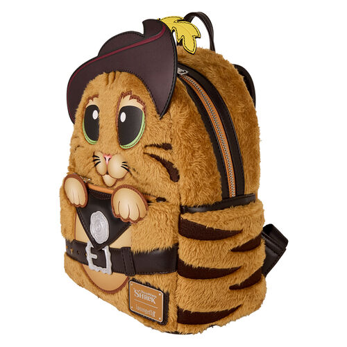 Sac à dos en peluche Shrek Loungefly Le Chat Potté 26 cm
