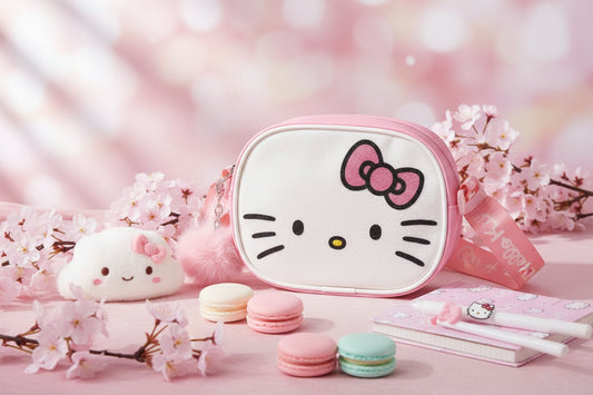 (Précommande) Sacoche à bandoulière pailletée Hello Kitty