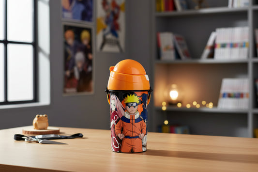 (Précommande) Gourde en plastique avec paille  Naruto 500ml