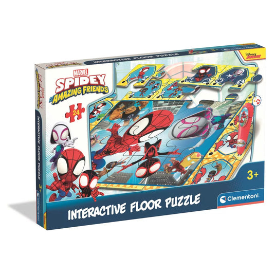 (Précommande) Puzzle interactif Spiderman Spidey et ses amis de 24 pièces Clementoni