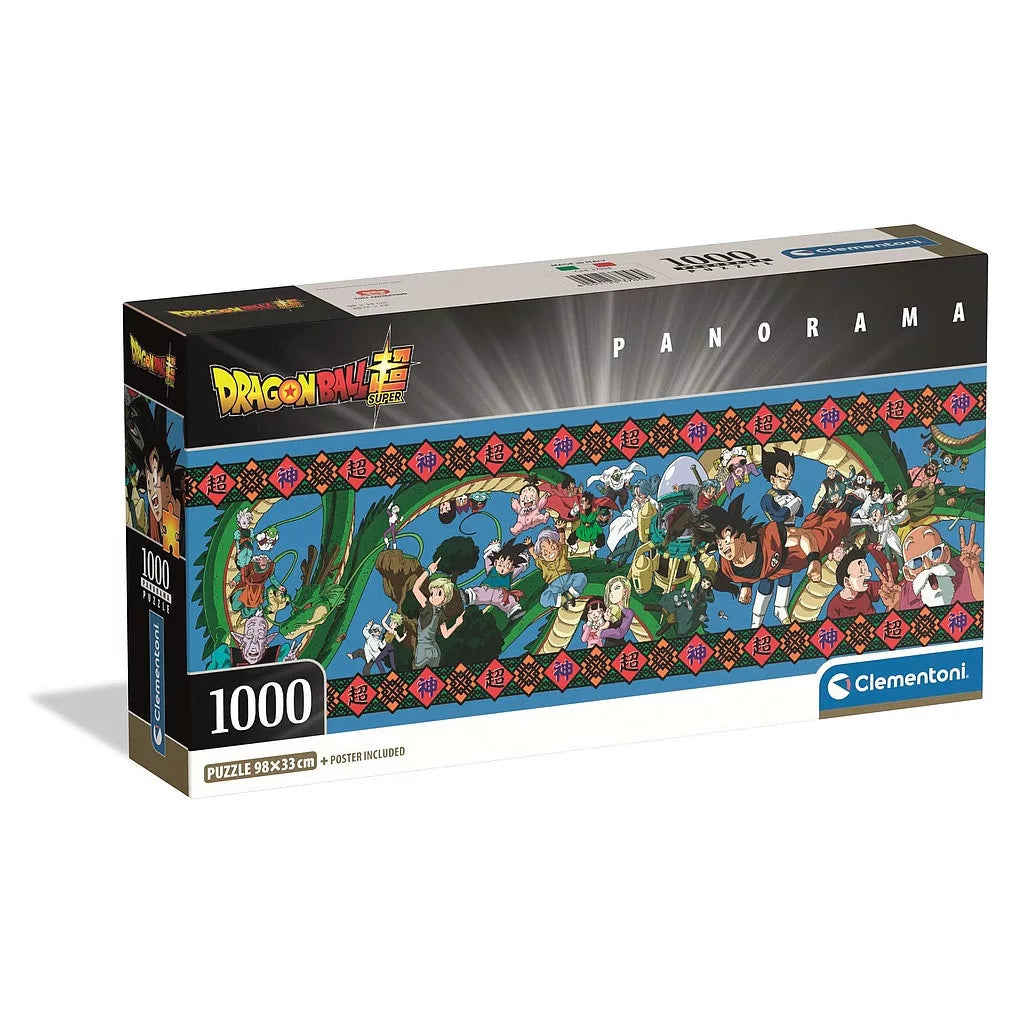 (Précommande) Puzzle compact panoramique Dragon Ball 1000 pièces + poster inclus Clementoni