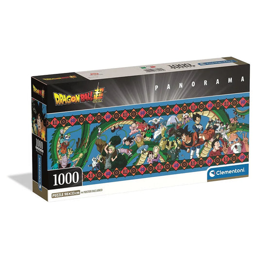 (Précommande) Puzzle compact panoramique Dragon Ball 1000 pièces + poster inclus Clementoni