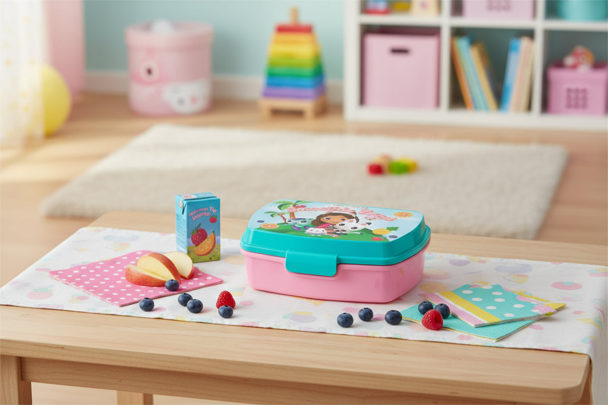 (Précommande) Boîte à sandwich en plastique amusante Gabby