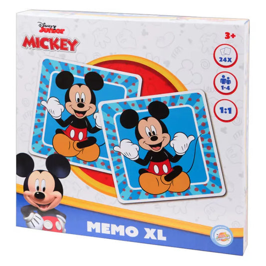 Jeu de mémoire Disney Mickey Fun XL 24 pièces