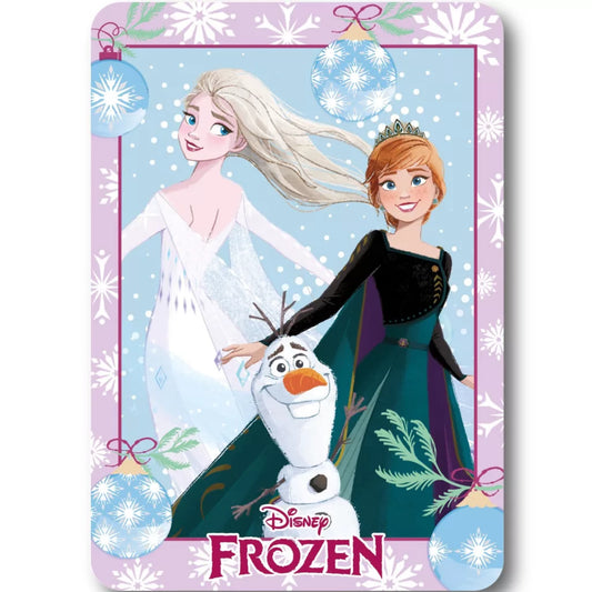(Précommande) Plaid polaire de Noël Disney La Reine des Neiges 100 x 140 cm