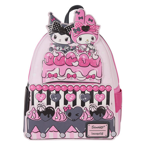 Sac à dos Loungefly My Melody et Kuromi Sanrio 26 cm
