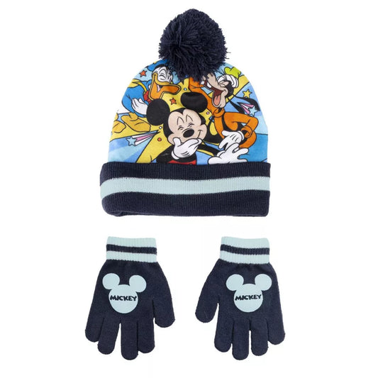 (Précommande) Ensemble bonnet et gants Disney Mickey pour enfants