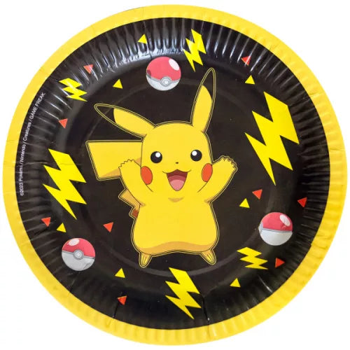 Assiettes en carton Pokémon 18cm