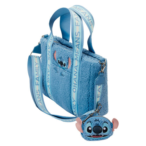 Sac en peluche + porte-monnaie Stitch Disney Loungefly