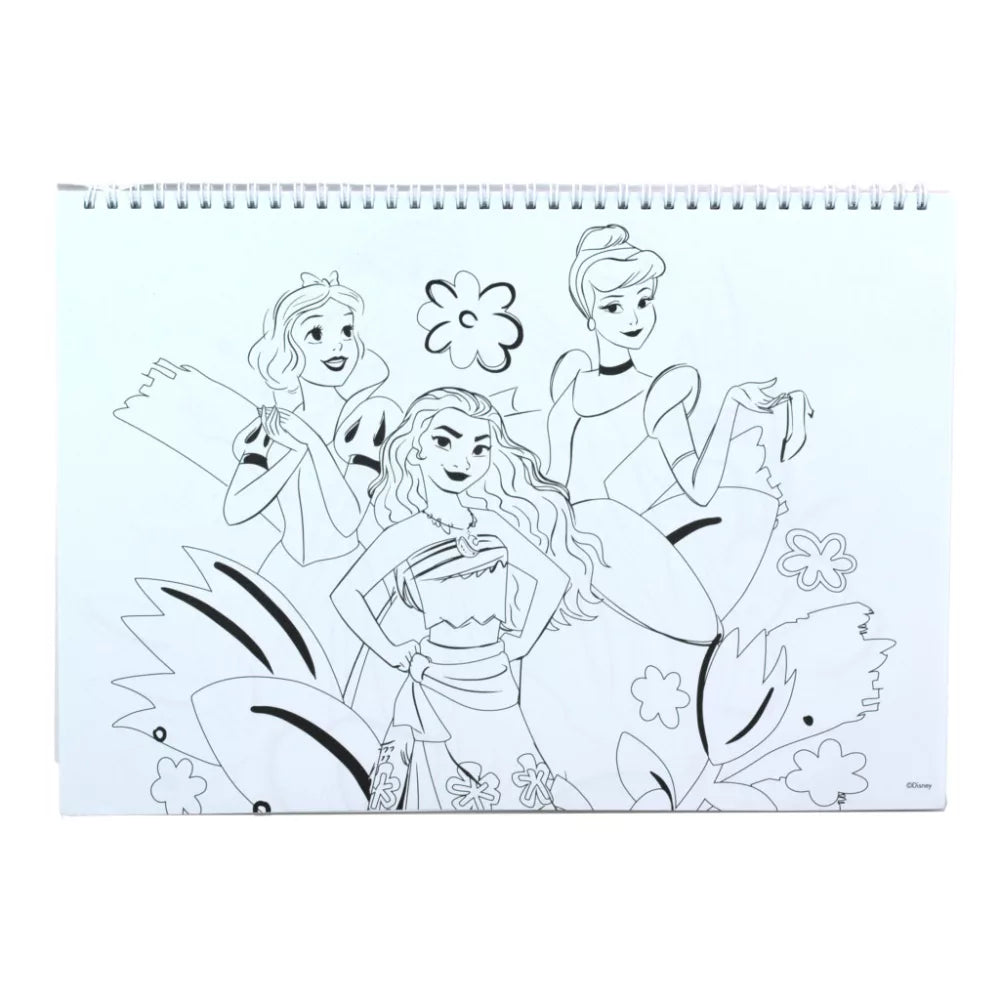 (Précommande) Carnet de croquis à spirale A/4 Princesses