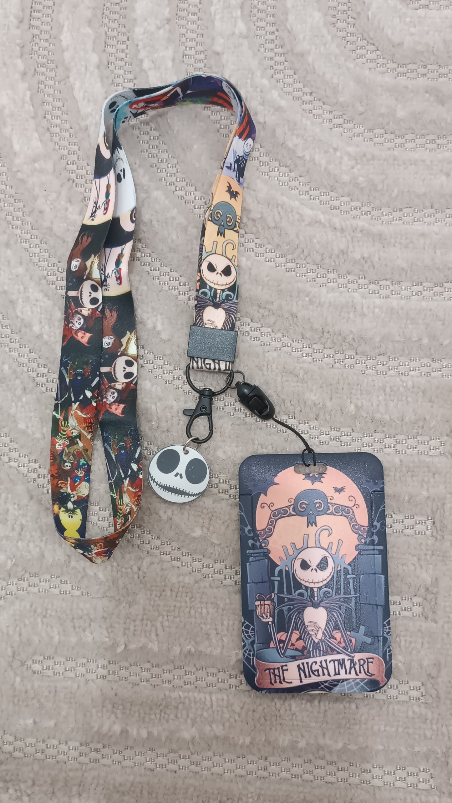 Lanière et porte badge l'étrange Noël de monsieur Jack