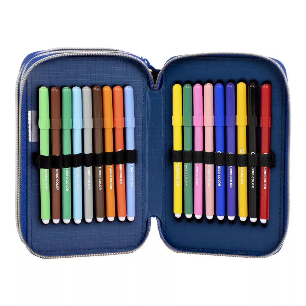 Trousse à crayons remplie Avengers 3 niveaux