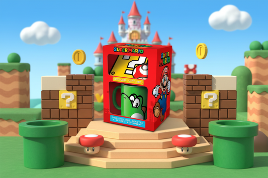(Précommande) Ensemble tasse et porte-clés Super Mario Nintendo