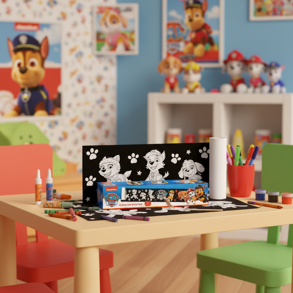 Poster à  gratter - Pat patrouille