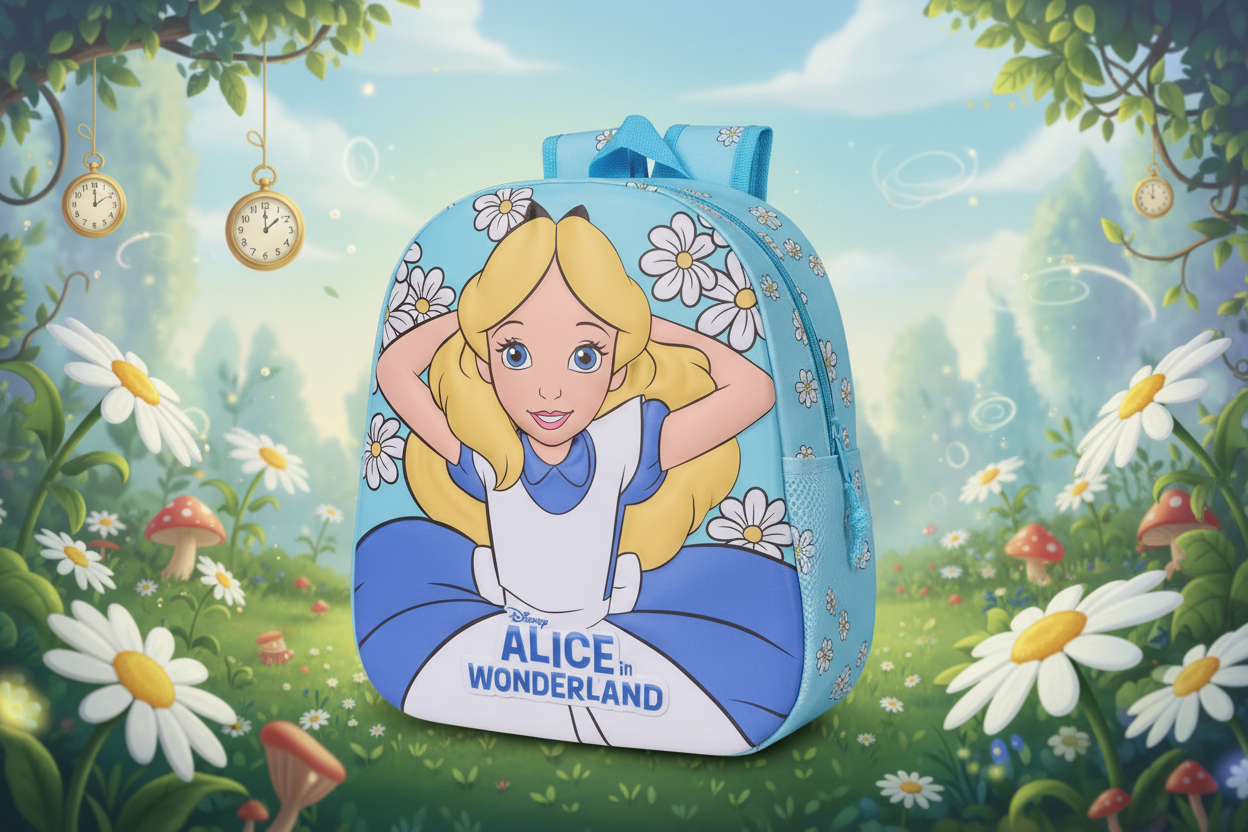 (Précommande) Sac à dos 3D Disney Alice au pays des merveilles 33 cm