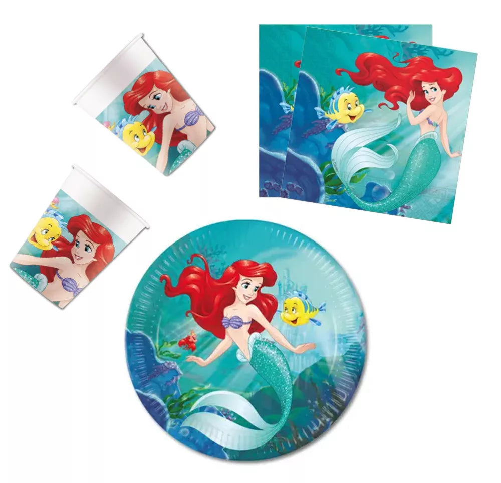 Set de fête Ariel 36 pièces