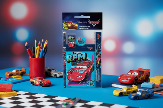 (Précommande) Ensemble de papeterie Cars 5 pièces