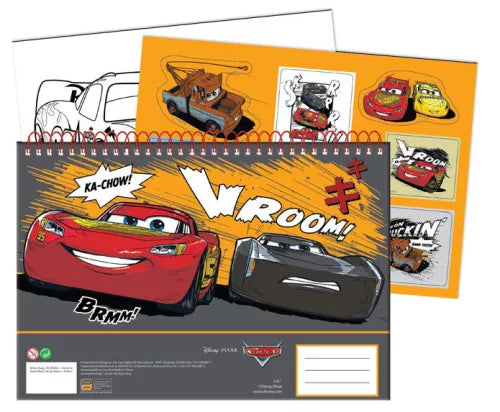 (Précommande) Carnet de croquis à spirale A/4 Cars