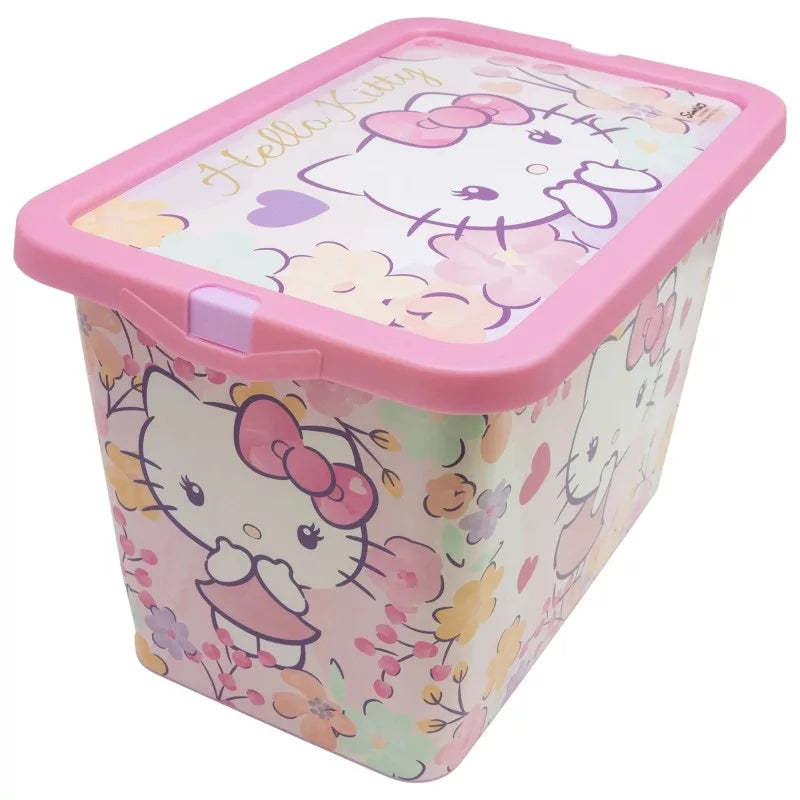 (Précommande) Boîte de rangement en plastique Hello Kitty 7L