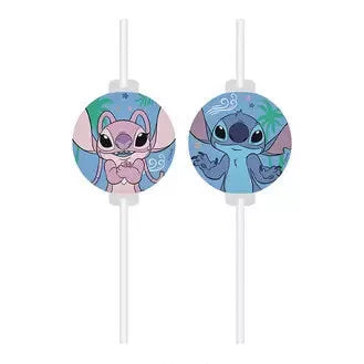 Lot de 4 pailles Stitch