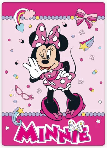 Plaid polaire 100x140cm Minnie