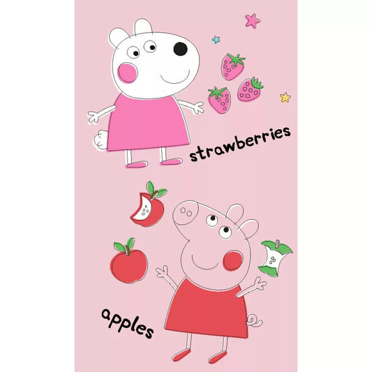 Serviette de toilette 30x50cm Peppa Pig