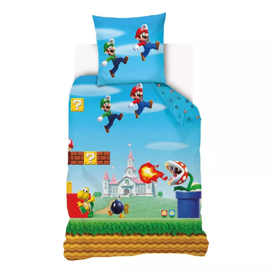 Parure de lit 1 personne Mario