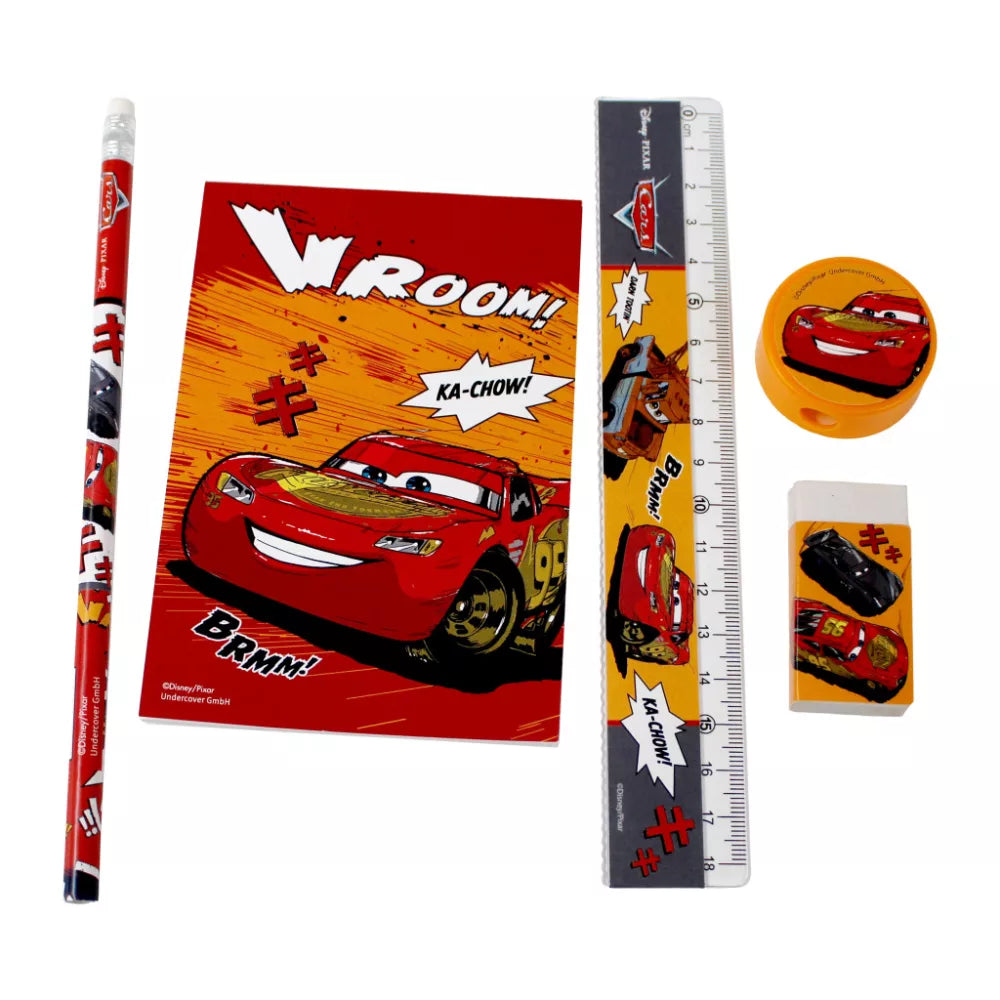 (Précommande) Ensemble de papeterie Cars 5 pièces