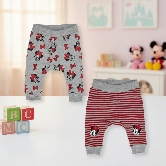 Lot de 2 pantalons bébé Disney Minnie Mouse