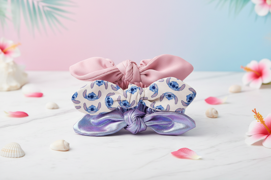 (Précommande) Ensemble de 3 élastiques à cheveux magiques Disney Lilo et Stitch