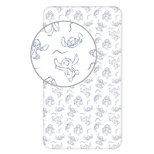 Drap housse 1 personne Stitch