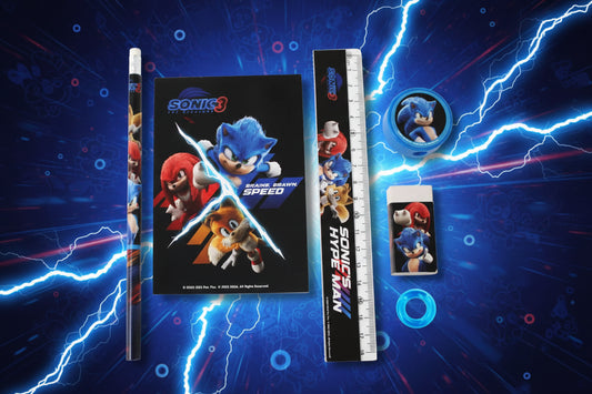 (Précommande) Ensemble de papeterie Sonic 5 pièces