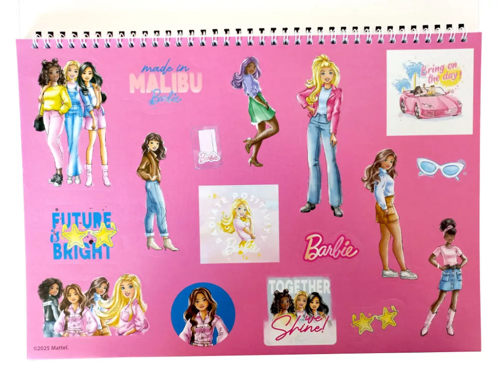 (Précommande) Carnet de croquis à spirale A/4 Barbie