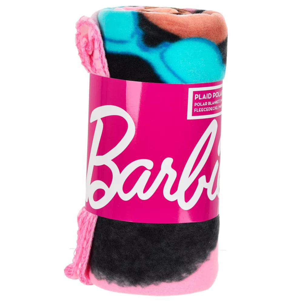 (Précommande) Couverture polaire Barbie Squad 100x150cm