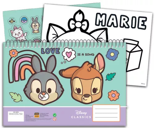 (Précommande) Carnet de croquis à spirale A/4 Disney 100