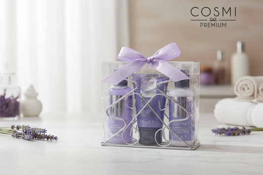 Coffret de bain 3 pièces - Grenade et baie de Goji