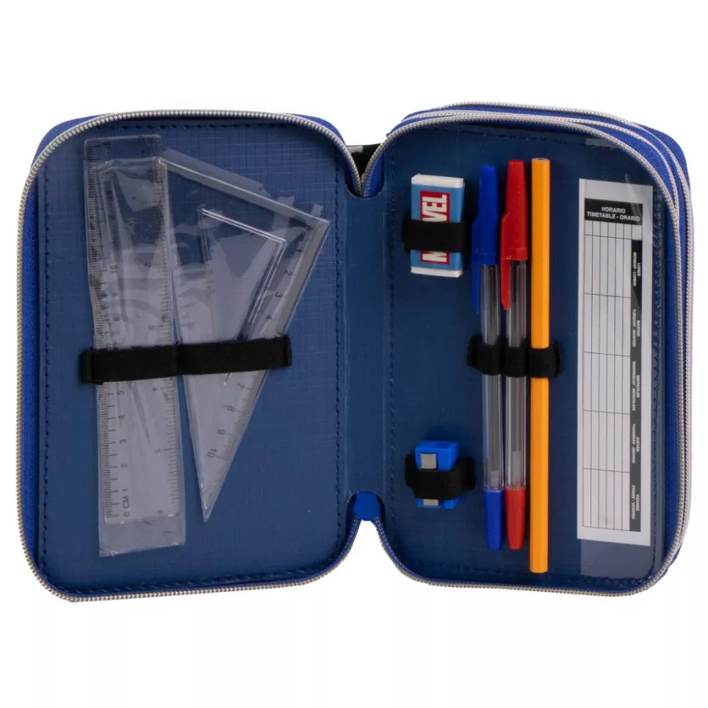 Trousse à crayons remplie Avengers 3 niveaux