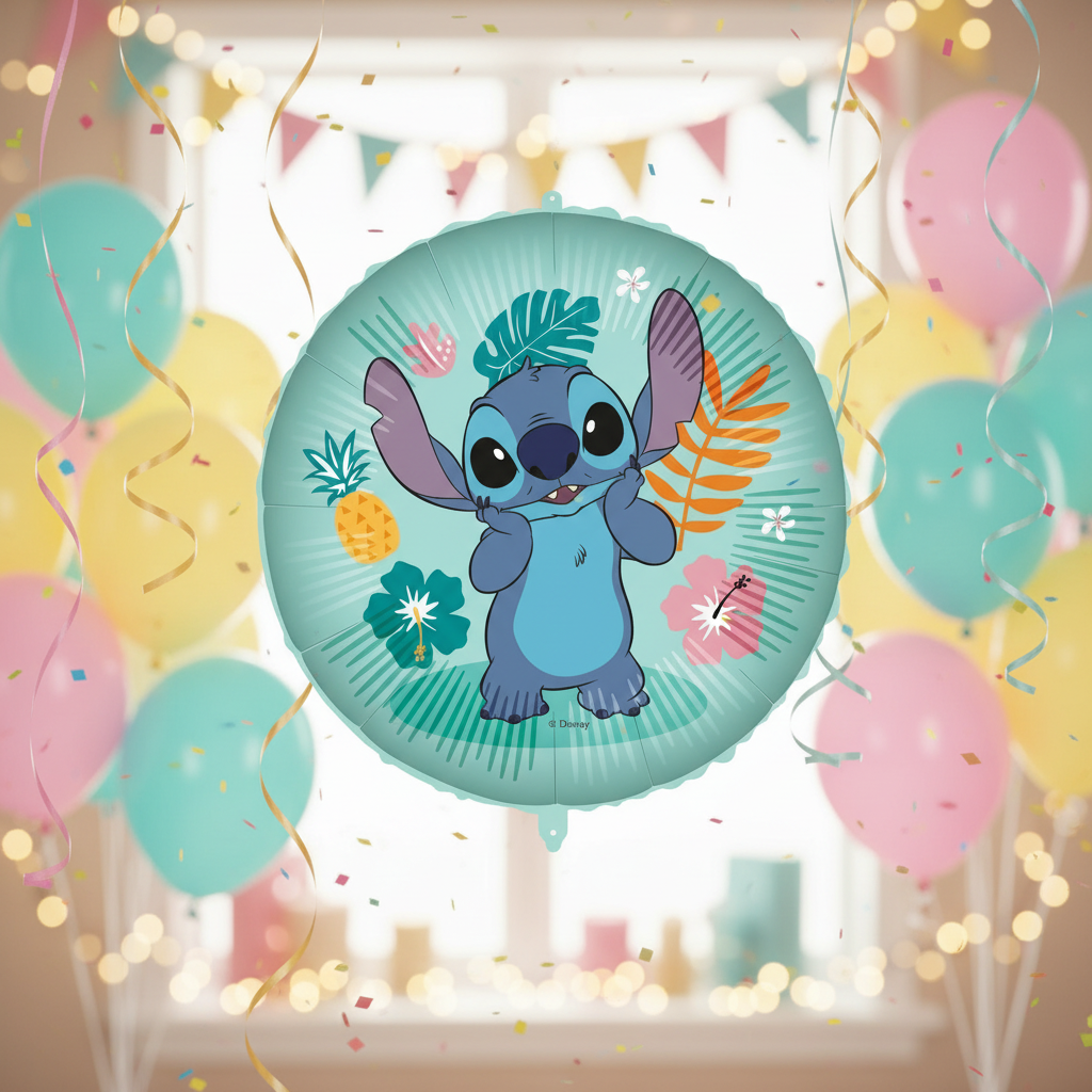 (Précommande) Ballon aluminium 46cm Stitch