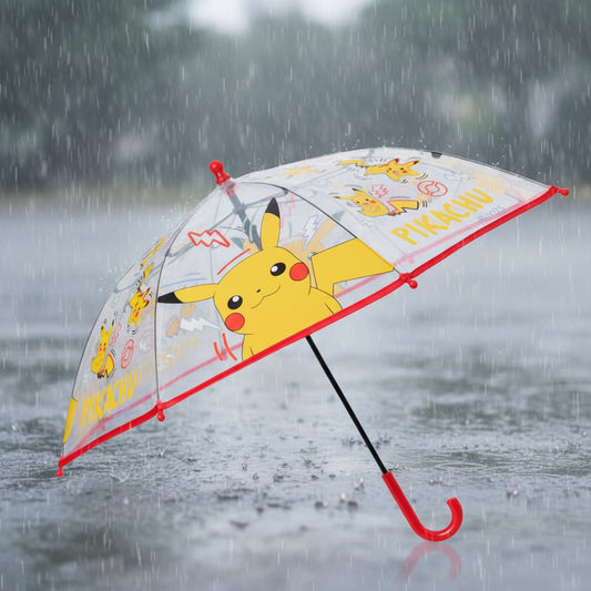 (Précommande)Parapluie transparent enfant Pokémon Ø72 cm