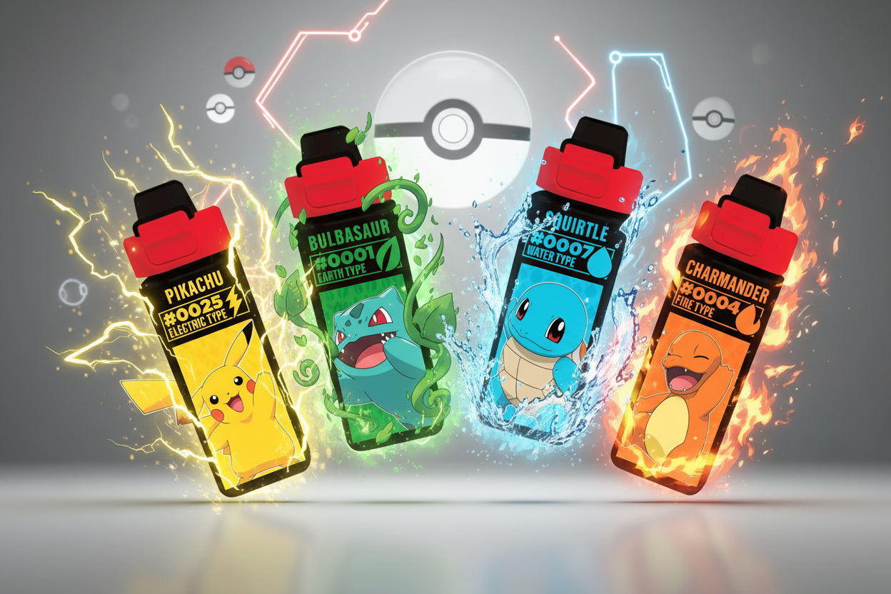 (Précommande) Bouteille carrée en plastique Pokémon 500 ml