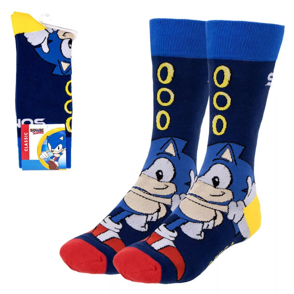 Chaussettes longues pour adultes Sonic 35/41