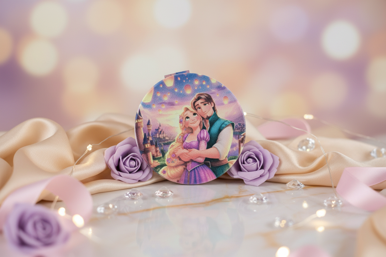 Miroir de poche Raiponce