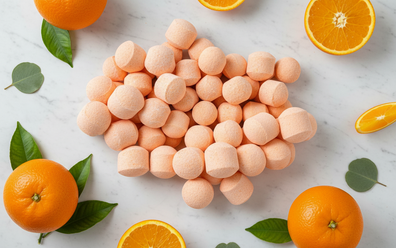 Mini boule de bain - Oranges fraiches