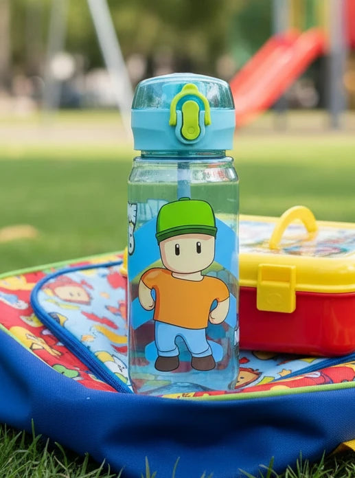 (Précommande) Bouteille en plastique Stumble Guys All Day avec poignée 600 ml