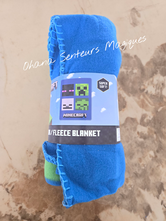 Couverture polaire 100x150cm - Minecraft