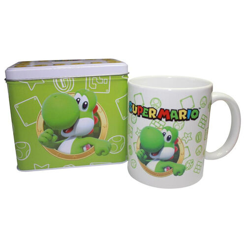 (Précommande) Tirelire + Mug Yoshi Super Mario Bros Nintendo