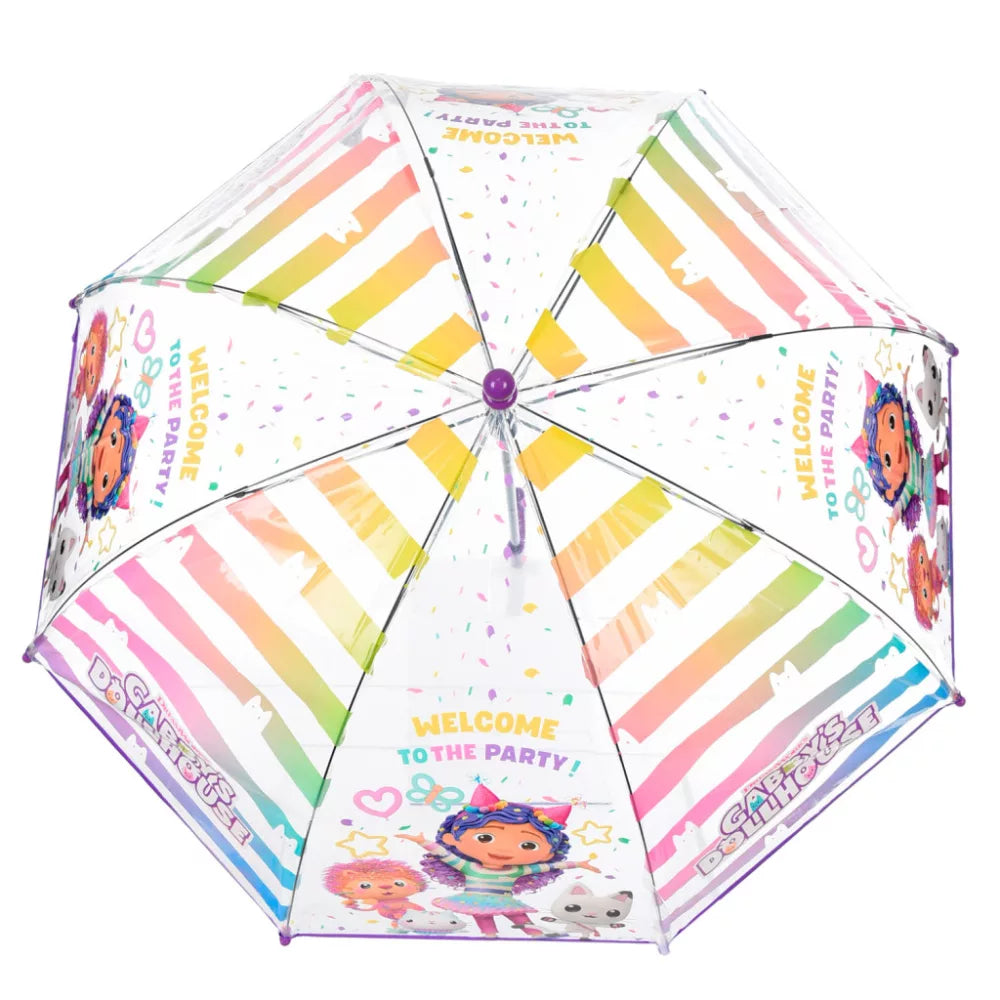 (Précommande) Parapluie transparent pour enfant Gabby Ø72 cm